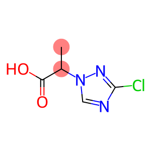 2-(3-chloro-1H-1,2,4-triazol-1-yl)propanoic acid