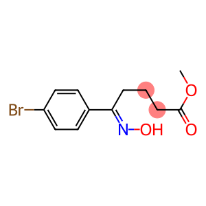 (E)-Methyl 5-(4-broMophenyl)-5-(hydroxyiMino)pentanoate