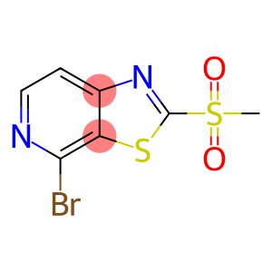 4-broMo-2-(Methylsulfonyl)thiazolo[5,4-c]pyridine