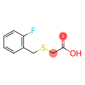 2-{[(2-fluorophenyl)methyl]sulfanyl}acetic acid