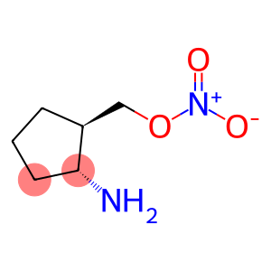 Cyclopentanemethanol, 2-amino-, nitrate (ester), trans- (9CI)