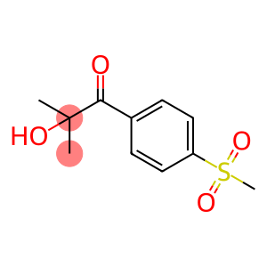 1-Propanone, 2-hydroxy-2-methyl-1-[4-(methylsulfonyl)phenyl]-