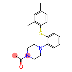 Ethanone, 1-[4-[2-[(2,4-dimethylphenyl)thio]phenyl]-1-piperazinyl]-