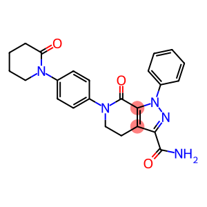 4,5,6,7-Tetrahydro-7-oxo-6-[4-(2-oxo-1-piperidinyl)phenyl]-1-phenyl-1H-pyrazolo[3,4-c]pyridine-3-carboxamide