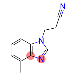 1H-Benzimidazole-1-propanenitrile,4-methyl-(9CI)