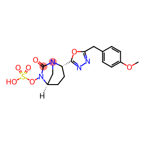 (1R,2S,5R)-2-[5-[(4-METHOXYPHENYL)METHYL]-1, 3,4-OXADIAZOL-2-YL]-7-OXO-1,6-DIAZABICYCLO [3.2.1]OCT-6