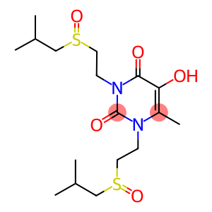 1,3-Bis(2-((2-methylpropyl)sulfinyl)ethyl)-5-hydroxy-6-methyl-2,4(1H,3 H)-pyrimidinedione