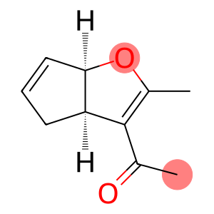 Ethanone, 1-(3a,6a-dihydro-2-methyl-4H-cyclopenta[b]furan-3-yl)-, cis- (9CI)