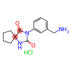 3-[3-(aminomethyl)phenyl]-1,3-diazaspiro[4.4]nonane-2,4-dione hydrochloride