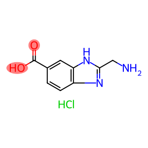2-(氨甲基)-1H苯并[d]咪唑-6-羧酸盐酸盐