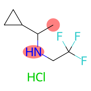 (1-cyclopropylethyl)(2,2,2-trifluoroethyl)amine hydrochloride