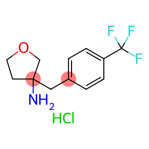 3-{[4-(trifluoromethyl)phenyl]methyl}oxolan-3-amine hydrochloride