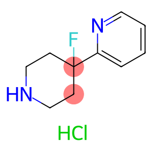 2-(4-fluoropiperidin-4-yl)pyridine HCl