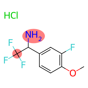 2,2,2-TRIFLUORO-1-(3-FLUORO-4-METHOXYPHENYL)ETHAN-1-AMINE HYDROCHLORIDE