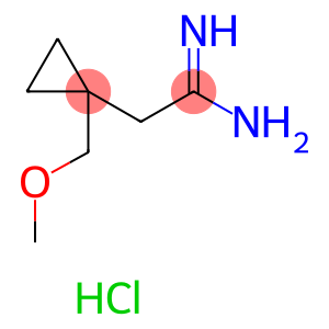 2-[1-(methoxymethyl)cyclopropyl]ethanimidamide hydrochloride