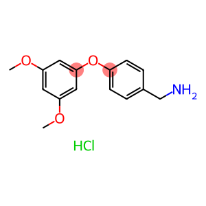 [4-(3,5-dimethoxyphenoxy)phenyl]methanamine hydrochloride