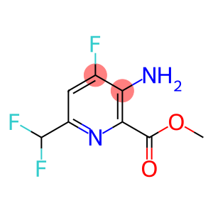 methyl 3-amino-6-(difluoromethyl)-4-fluoropyridine-2-carboxylate
