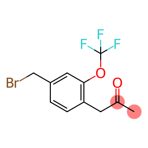 1-(4-(Bromomethyl)-2-(trifluoromethoxy)phenyl)propan-2-one