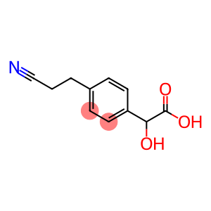 Benzeneacetic acid, 4-(2-cyanoethyl)-α-hydroxy-