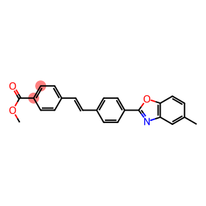 Methyl-4-[2-[4-(5-methyl-2-benzoxazolyl)phenyl]vinyl]benzoat