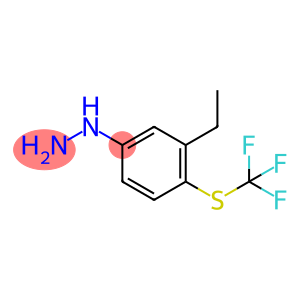 1-(3-Ethyl-4-(trifluoromethylthio)phenyl)hydrazine