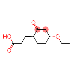 Cyclohexanepropanoic acid, 4-ethoxy-2-oxo-, trans- (9CI)