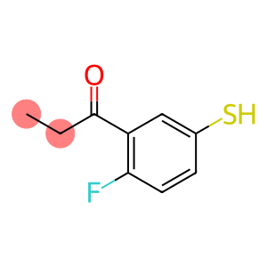 1-Propanone, 1-(2-fluoro-5-mercaptophenyl)-