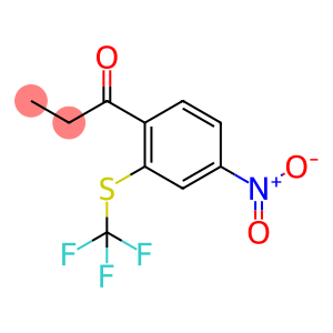 1-(4-Nitro-2-(trifluoromethylthio)phenyl)propan-1-one