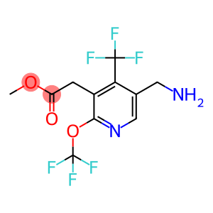 Methyl 5-(aminomethyl)-2-(trifluoromethoxy)-4-(trifluoromethyl)pyridine-3-acetate