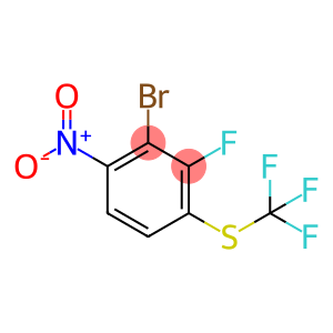 Benzene, 2-bromo-3-fluoro-1-nitro-4-[(trifluoromethyl)thio]-