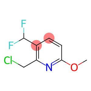 Pyridine, 2-(chloromethyl)-3-(difluoromethyl)-6-methoxy-