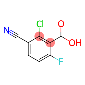 2-Chloro-3-cyano-6-fluorobenzoic acid