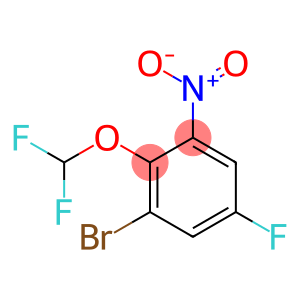 Benzene, 1-bromo-2-(difluoromethoxy)-5-fluoro-3-nitro-