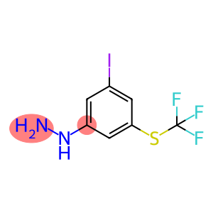 Hydrazine, [3-iodo-5-[(trifluoromethyl)thio]phenyl]-