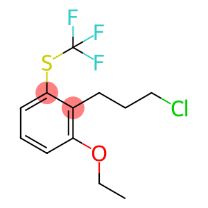 1-(3-Chloropropyl)-2-ethoxy-6-(trifluoromethylthio)benzene