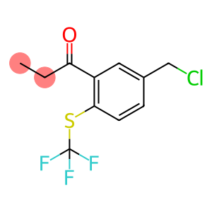 1-(5-(Chloromethyl)-2-(trifluoromethylthio)phenyl)propan-1-one
