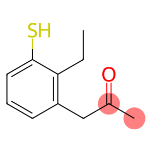 1-(2-Ethyl-3-mercaptophenyl)propan-2-one