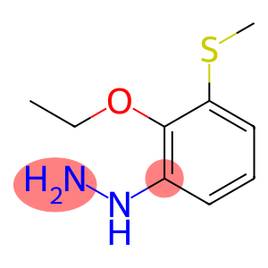 Hydrazine, [2-ethoxy-3-(methylthio)phenyl]-
