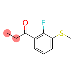 1-Propanone, 1-[2-fluoro-3-(methylthio)phenyl]-