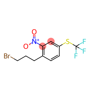 Benzene, 1-(3-bromopropyl)-2-nitro-4-[(trifluoromethyl)thio]-