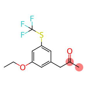 2-Propanone, 1-[3-ethoxy-5-[(trifluoromethyl)thio]phenyl]-
