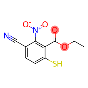 Ethyl 3-cyano-6-mercapto-2-nitrobenzoate