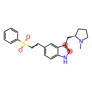 3-[((2R)-1-METHYLPYRROLIDIN-2-YL)METHYL]-5-[(E)-2-(PHENYLSULFONYL)VINYL]INDOLE