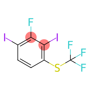 Benzene, 2-fluoro-1,3-diiodo-4-[(trifluoromethyl)thio]-