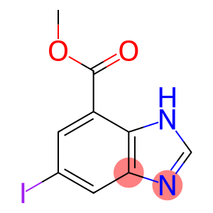 1H-Benzimidazole-7-carboxylic acid, 5-iodo-, methyl ester