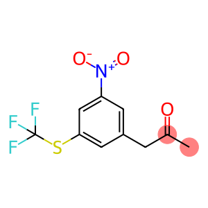 2-Propanone, 1-[3-nitro-5-[(trifluoromethyl)thio]phenyl]-