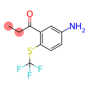 1-Propanone, 1-[5-amino-2-[(trifluoromethyl)thio]phenyl]-