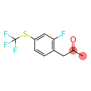 1-(2-Fluoro-4-(trifluoromethylthio)phenyl)propan-2-one