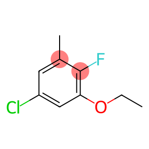 Benzene, 5-chloro-1-ethoxy-2-fluoro-3-methyl-