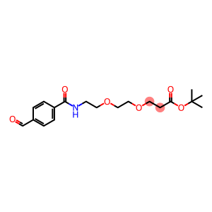 Propanoic acid, 3-[2-[2-[(4-formylbenzoyl)amino]ethoxy]ethoxy]-, 1,1-dimethylethyl ester